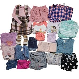 Girls 3T Five Pound Clothing Bundle Dresses Skirts Shorts Shirts Pants Pajamas